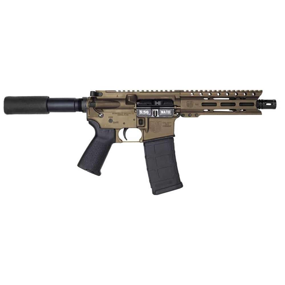 Handguns Diamondback Firearms Carbon DB15 Pistol 223Rem|5.56NATO DB-15 PIST 5.56MM BRONZE 7" • 